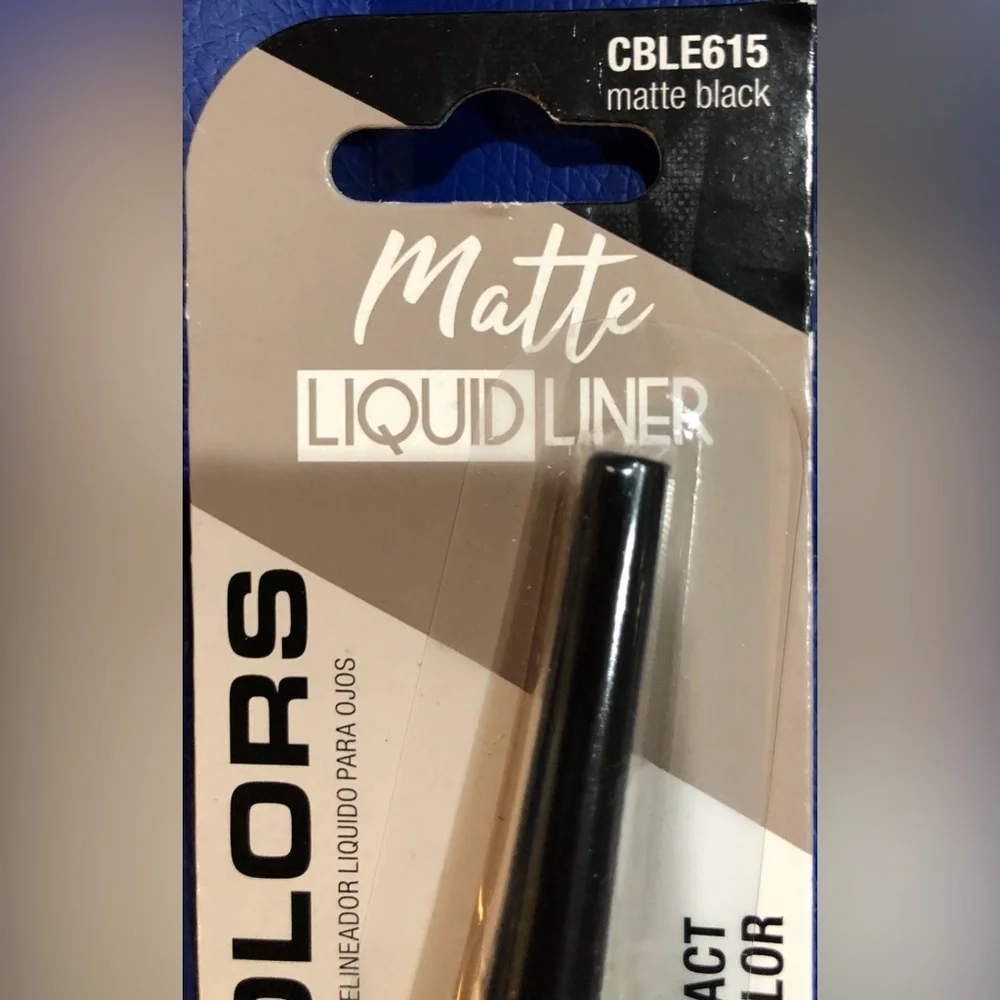 2pack high‎ impact matte & metallics fine tip brush liquid eyeliners new